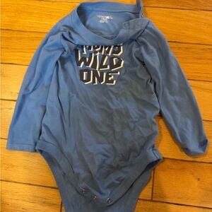 Nike Gray Baby Onesie